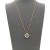 Gold-Plated-with-Blue-Cubic-Zirconia-Necklaces-Gold Blue