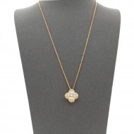 Gold Plated with  Cubic Zirconia Necklaces