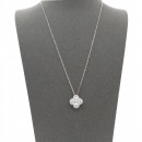 Gold Plated with  Multi Cubic Zirconia Necklaces