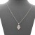 Rhodium-Color-With-Clear-CZ-Hamsa-Necklace.-16"+3"-Rhodium
