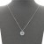 Rhodium-Color-With-Clear-CZ-Evil-Eye-Necklace.-16"+3"-Rhodium